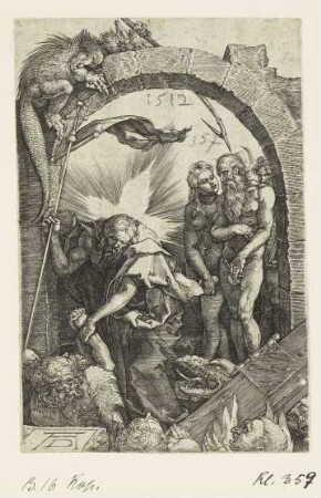 Christus in der Vorhölle, Blatt 12 der Folge "Passion"