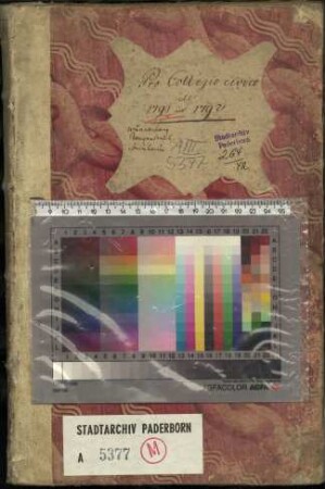 Landrechnungen 1791/92