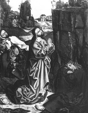 Erfurt, Predigerkirche, Hochaltar, erste Wandlung: Christus am Ölberg; Katzheimer-Werkstatt Bamberg?