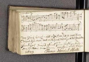 Clamor Heinrich Abell. - Hamburg, 17.12.1689