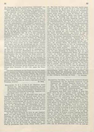 81-82 [Rezension] Holzmeister, U., 2Cor. 3,17: Dominus autem Spiritus est