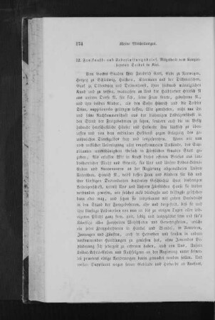 12. Freikaufs= und Ueberlassungsbrief.