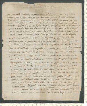Brief von ... Mouron de Rubelles (Marquise) und Adelbert von Chamisso an Adelbert von Chamisso