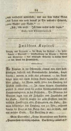 Zwölftes Kapitel. Auszug aus Ägypten ...
