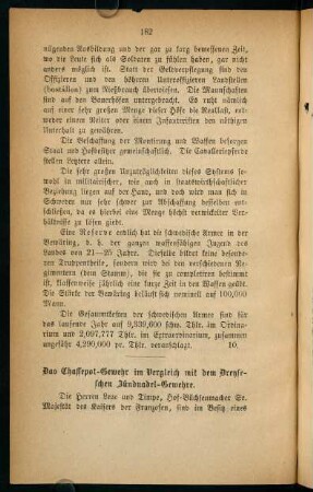 182-188, Das Chassepot-Gewehr im Vergleich mit dem Dreyseschen Zündnadel-Gewehre