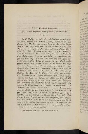 318, XVII. Matthaei Parisiensis Vita sancti Stephani archiepiscopi Cantuariensis