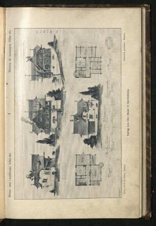 Tafel 1: Chalet Beatrice in Zürchich (Dolder)