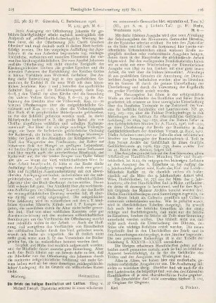 215-216 [Rezension] Tangl, Michael (Hrsg.), Die Briefe des heiligen Bonifatius und Lullus