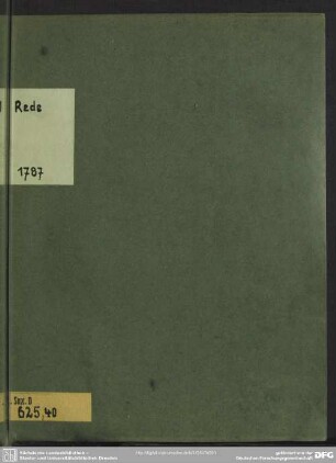 Dem Gedächtnisse des Herrn Bergraths und Oberbergamtsassessoris, Herrn Johann Georg von Wichmannshausen, gewidmete Rede