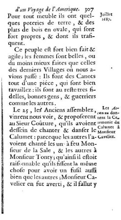 M?urs & Coûtumes de la Nation des Accancea.