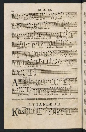 26-30, Lytaniae VII.