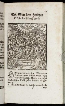 Vom Gott dem heyligen Geist/ die Pfingstprosa.