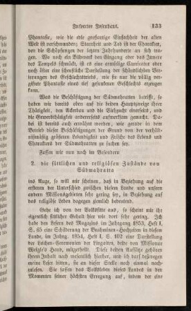 133-163, 2. Die sittlichen und religiösen Zustände von Südmahratta