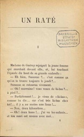 Un raté