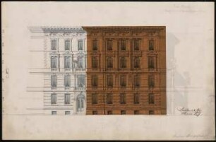 Wohnhaus Gebr. Klein, Berlin-Tiergarten: Ansicht 1:100