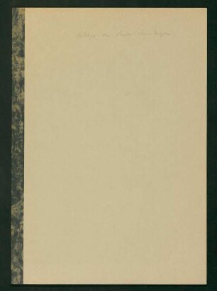 Kataloge der Sondersammlungen der Univ. Bibl. Gießen