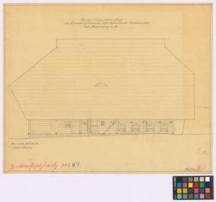Fischbach bei Neuhäuser (Landkreis Freiburg): Bläsi-Christelehof [Bläsichristenhof]. Haupthaus (Seiten-Ansicht)