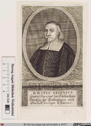 Bildnis Justus Gesenius