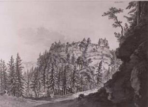 Hohnstein, Schloß, Südansicht