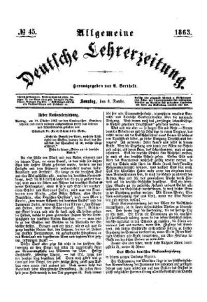 Über Nationalerziehung