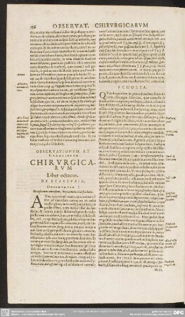 Observationum Et Curationum Chirurgicarum Liber octavus, De Fracturis