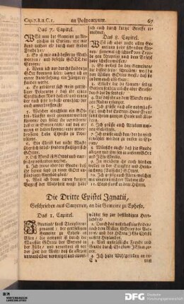 Die Dritte Epistel Ignatii [...].