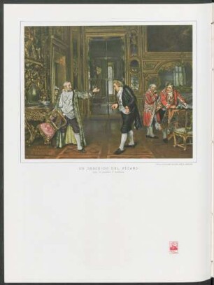 Un descuido del Fígaro : Óleo de Casanova y Estorach, de la colección de don José M. Méndez