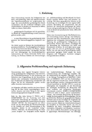 2. Allgemeine Problemstellung und regionale Zielsetzung