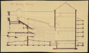 Thalia Theater, Hamburg: Längsschnitt 1:100