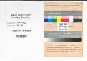 Entnazifizierung Hermann Tessnow, geb. 02.02.1909 (Wachmann)