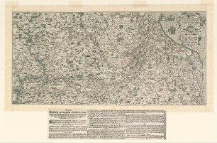 Tabula geographica provinciarum Brabantiae, Geldriae...