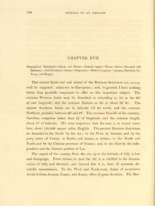 Chapter XVII. Geographical description ...