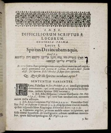 Centuria Prima.