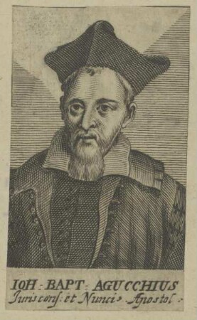 Bildnis des Ioh. Bapt. Agucchius