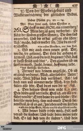 Von der Wiedergeburt.