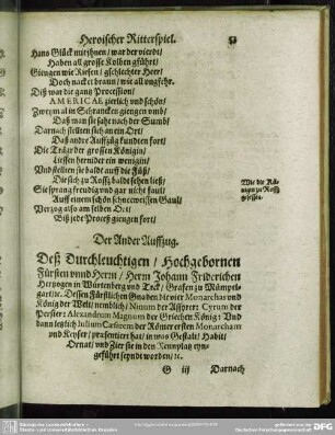 Der Ander Auffzug