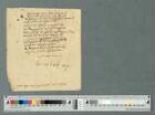 Wärm dir, wärm deine liebe Hand, Arbeitsmanuskript, [Teil eines Gedichts für Hildegard und Hildegunde von Laßberg zum Namenstag ihres Vaters Joseph von Laßberg, 19.03.1844]