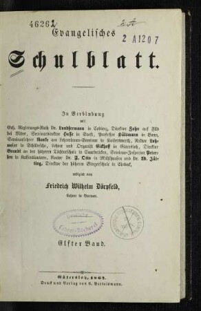 11: Evangelisches Schulblatt - 11.1867