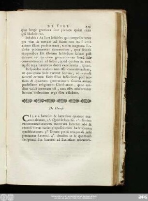 De Haeresi.