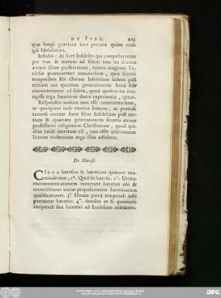 De Haeresi.