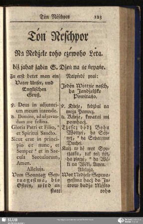 Tón Néschpor Na Nedżełe toho czéwoho Lėta