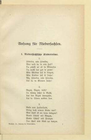 Anhang für Niedersachsen