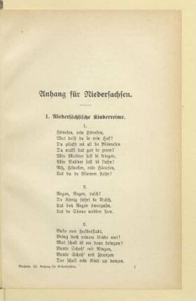 Anhang für Niedersachsen
