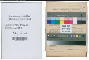 Entnazifizierung Herbert Otto , geb. 13.06.1911 (Kaufmaennischer Angestellter)