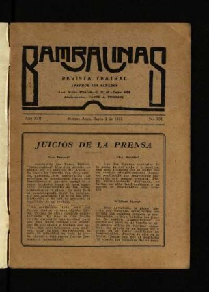 Juicios de la prensa