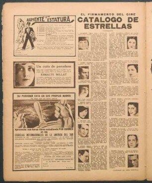 Catálogo de estrellas : El firmamento del cine