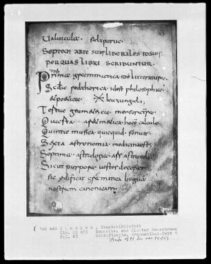 Sammelhandschrift aus Kloster Wessobrunn mit einem Bericht über die Auffindung des Kreuzes —