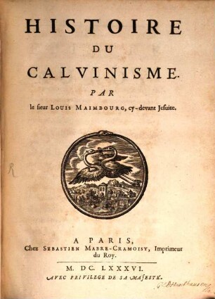 Histoire Du Calvinisme