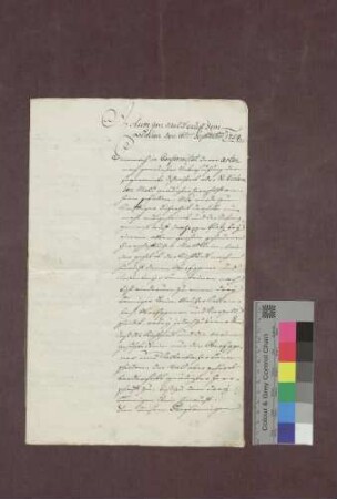 Umsteinung und Grenzbeschreibung des Schweißert- oder St. Niklaus-Waldes auf dem Blauen.