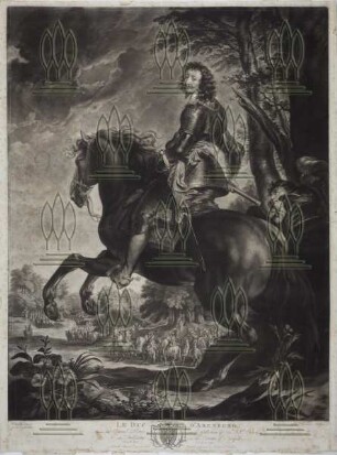 Duc d’Arenberg zu Pferde